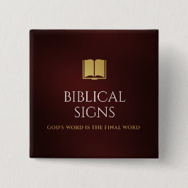 Schaltfläche für biblische Zeichen 2020-Logo Button