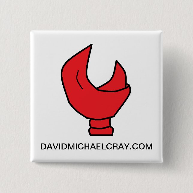 SCHALTFLÄCHE FÜR CRAYFISH CLAN FAN CLUB BUTTON (Vorderseite)