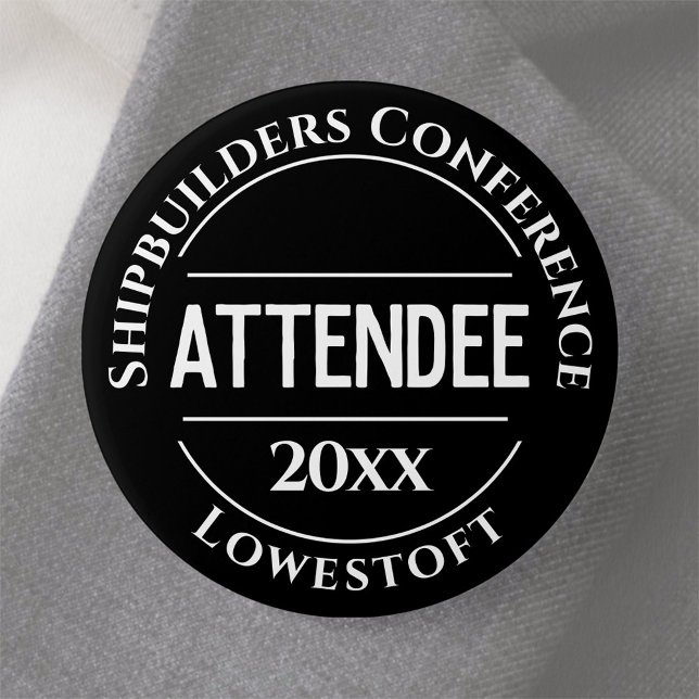 Schaltfläche für das Abzeichen der Konferenz Button (Von Creator hochgeladen)