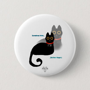 Schaltfläche für das Black Cat Meme-Button Button