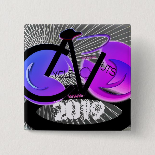 Schaltfläche für das CycleNuts 2019-Logo Button (Vorderseite)