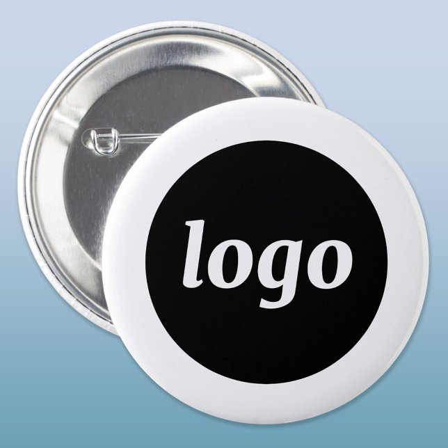 Schaltfläche für das einfache Logo Button (Logo business promotional button)