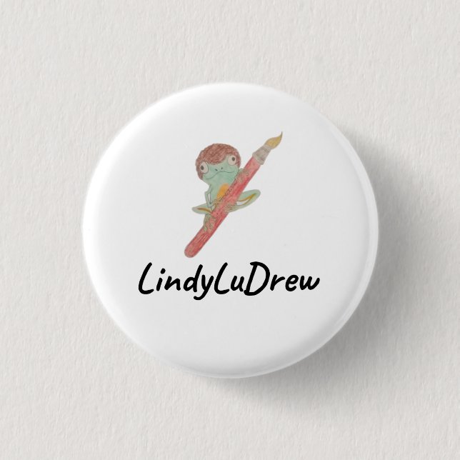 Schaltfläche für das LinduLuDrew-Logo Button (Vorderseite)