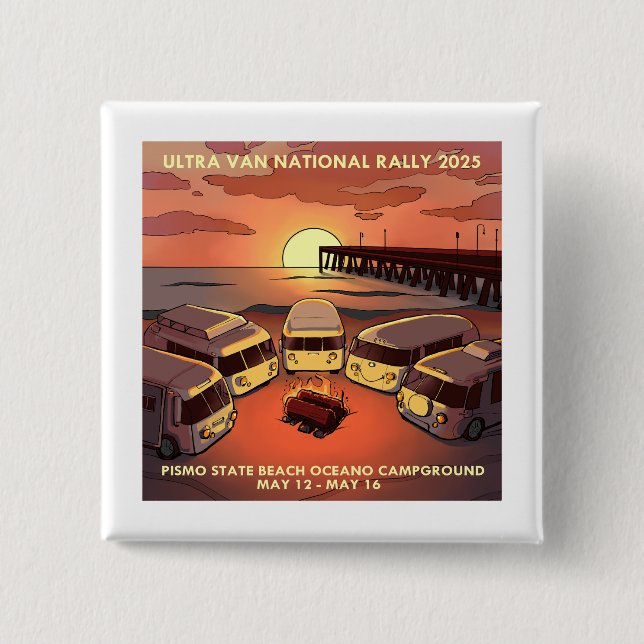 Schaltfläche für das Logo der nationalen Kundgebun Button (Vorderseite)