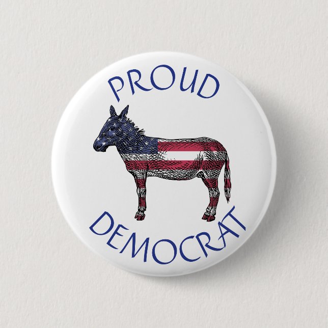 Schaltfläche für das Symbol der amerikanischen Fla Button (Vorderseite)