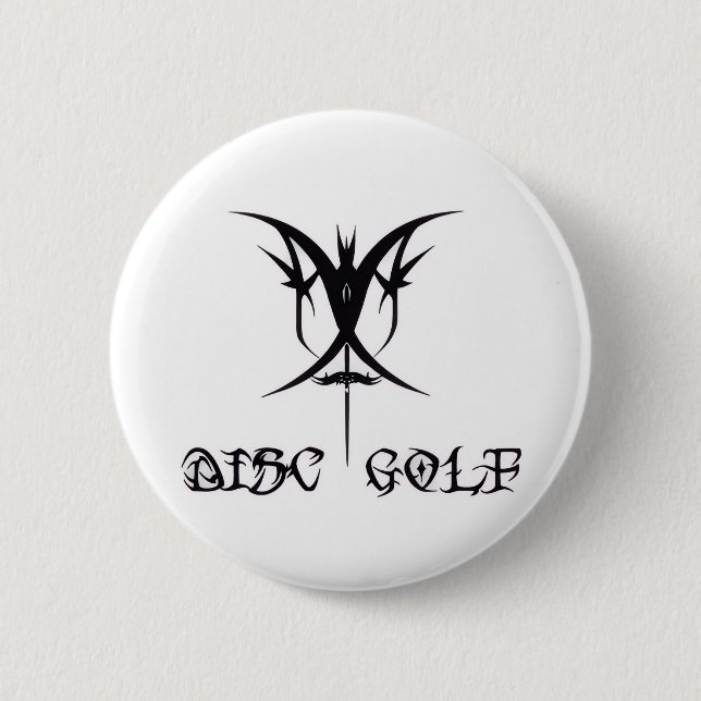 Schaltfläche für das Tribal Disk Golf Logo Button (Vorderseite)