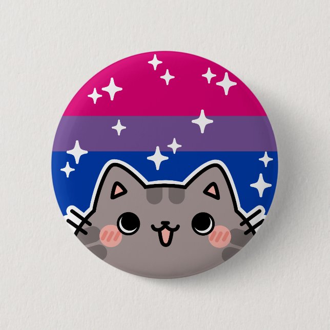 Schaltfläche für den Flag "Bisexuelles LGBT-Format Button (Vorderseite)