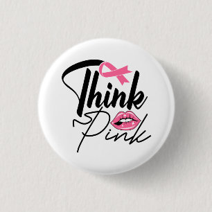 Schaltfläche für den Kampf gegen den rosa Ribbon Button