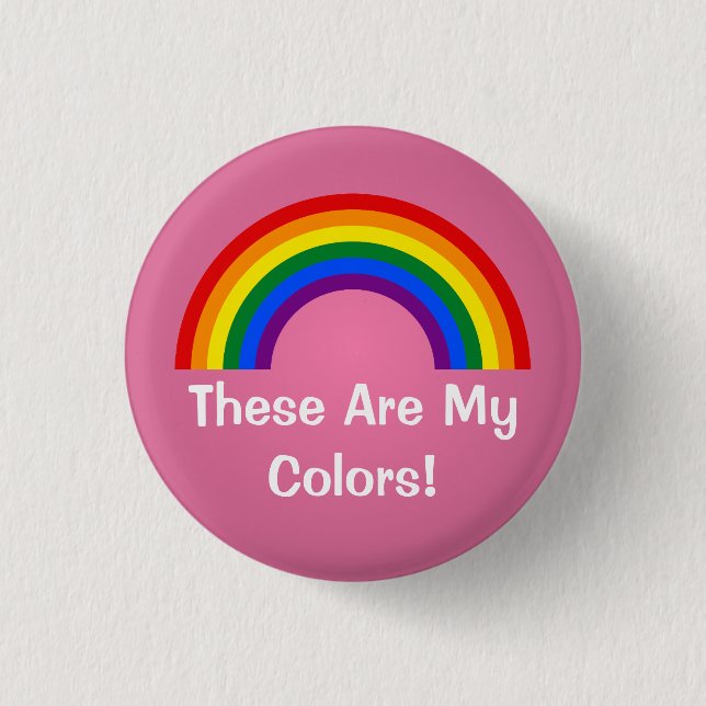 Schaltfläche für den LGBT-Regenbogen Button (Vorderseite)
