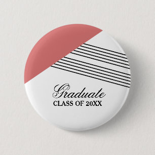 Schaltfläche für den roten Abschluss geometrischer Button