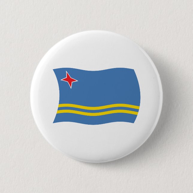 Schaltfläche für die Aruba-Flagge Button (Vorderseite)