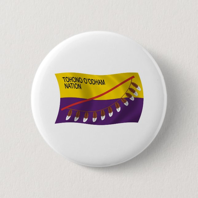 Schaltfläche für die Fahne Tohono O'odham Nation Button (Vorderseite)
