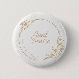 Schaltfläche für die Familie der einfachen Blumenb Button