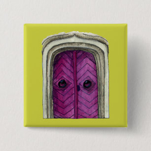 Schaltfläche für die farbige Tor-Illustration Button