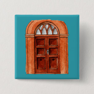 Schaltfläche für die farbige Tor-Illustration Button