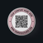 Schaltfläche für die Farbwerbung der QR-Code-Websi Button<br><div class="desc">Benutzerdefinierte Farben und Schriftart - Entwerfen Sie Ihren eigenen Button mit Ihrem QR-Code und dem benutzerdefinierten Text Berufliche Firmennamen Website Werbe-Unternehmen Buttons / Geschenk - Hinzufügen Sie Ihren QR-Code - Bild oder Logo / Name - Unternehmen / Website oder E-Mail oder Telefon - Kontaktinformationen / Adresse - Ändern und Verschieben...</div>
