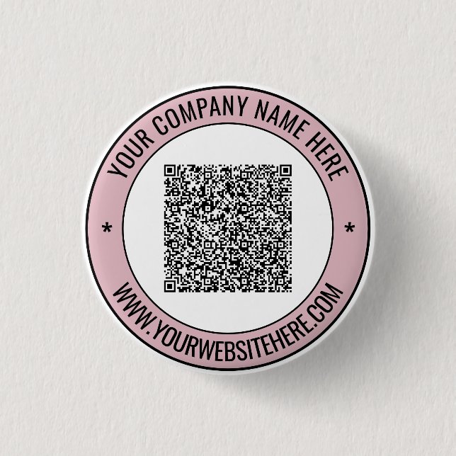 Schaltfläche für die Farbwerbung der QR-Code-Websi Button (Vorderseite)