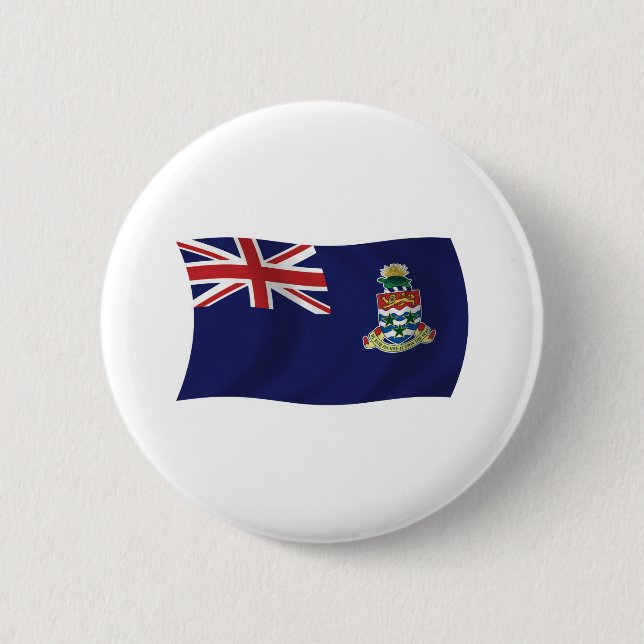 Schaltfläche für die Flagge der Kaimaninseln Button (Vorderseite)