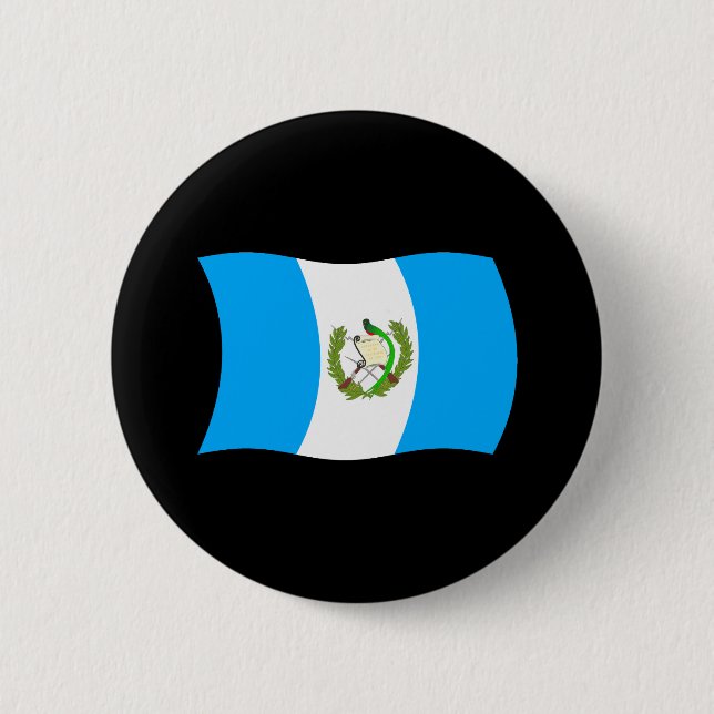 Schaltfläche für die Flagge Guatemalas Button (Vorderseite)