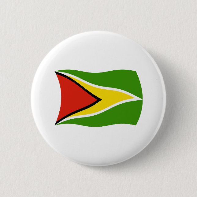 Schaltfläche für die Flagge von Guyana Button (Vorderseite)