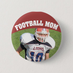 Schaltfläche für die Fußball-Mama mit benutzerd Button