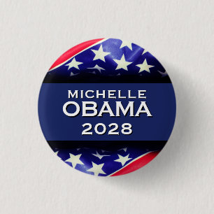 Schaltfläche für die Kampagne Michelle OBAMA 2028 Button