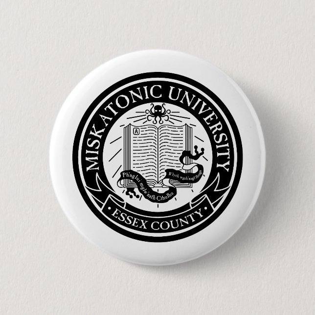 Schaltfläche für die Universität Miskatonic Button (Vorderseite)