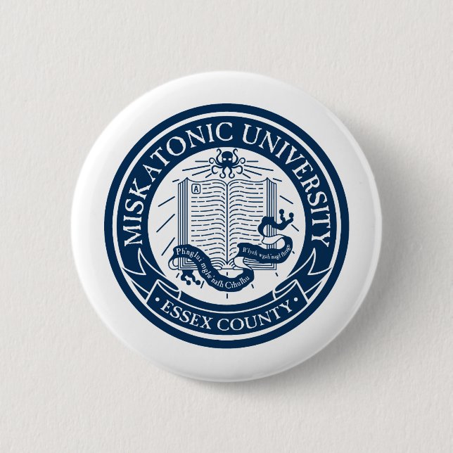 Schaltfläche für die Universität Miskatonic Button (Vorderseite)