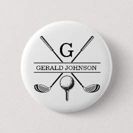 Schaltfläche für die Vorlage für Golf-Design Button
