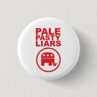Schaltfläche für glänzende, blasse Pasty-Liars der Button