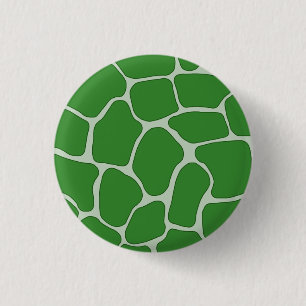 Schaltfläche für grünes Giraffenmuster Button