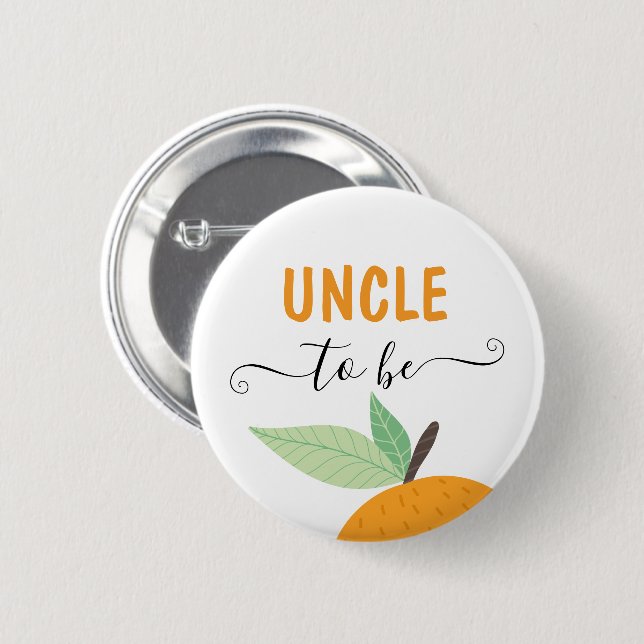 Schaltfläche für kleine Süssen Citrus Orange Famil Button (Vorne & Hinten)