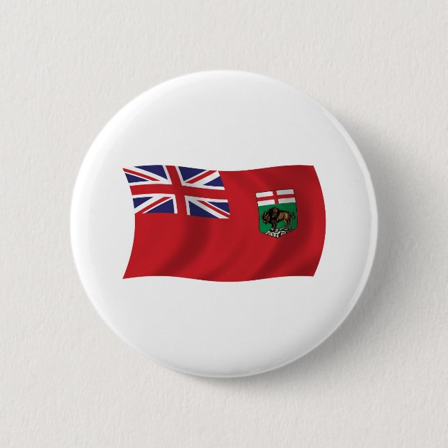 Schaltfläche für Manitoba-Flag Button (Vorderseite)