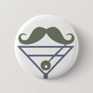 Schaltfläche für Martini Mustache Button