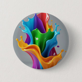 Schaltfläche für mehrfarbiges Abstraktes Artwork Button