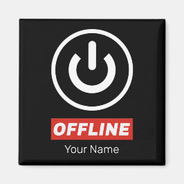 Schaltfläche für Offline-Power zum Entspannen oder Magnet
