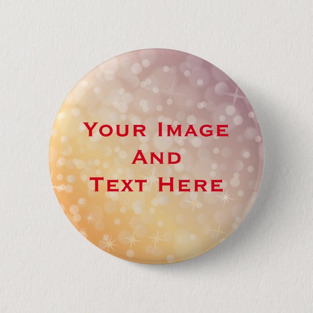 Schaltfläche für Personalisiertes Bild und Text Button (Vorderseite)