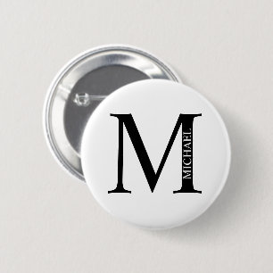 Schaltfläche für personalisiertes Monogramm und Pi Button