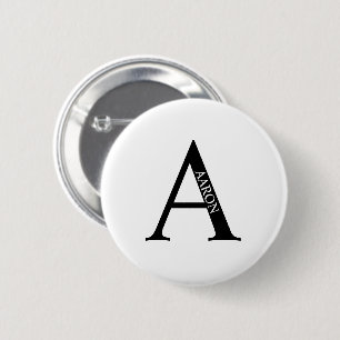 Schaltfläche für personalisiertes Monogramm und Pi Button