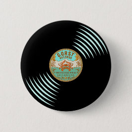Schaltfläche für Platten Retro-Stil Button