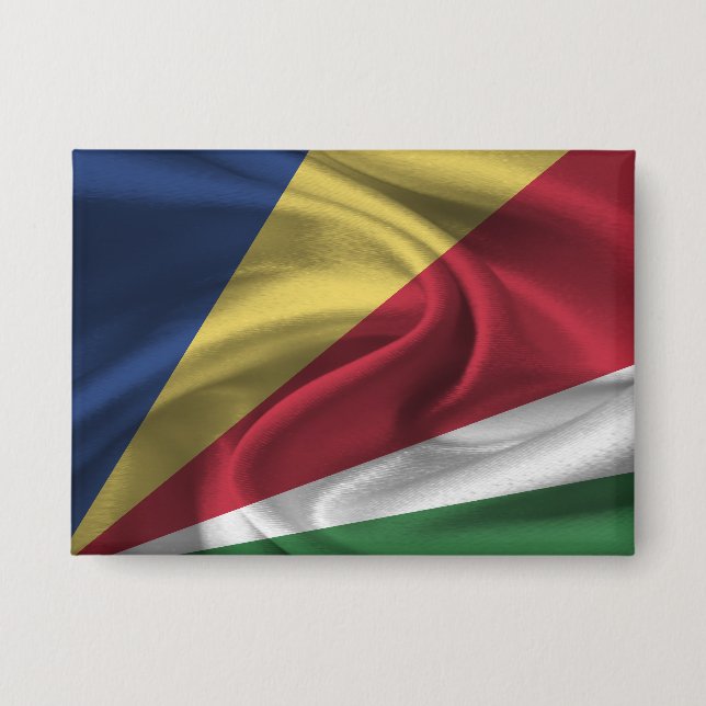 Schaltfläche für Seychelles-Flag Button (Vorderseite)