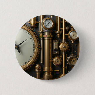 Schaltfläche für Steampunktpfeifen und -waagen Button