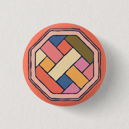Schaltfläche für traditionelle koreanische Muster Button