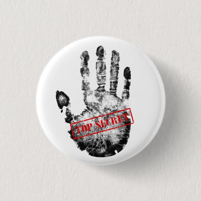 Schaltfläche "Geheimhaltung" oben Button (Vorderseite)