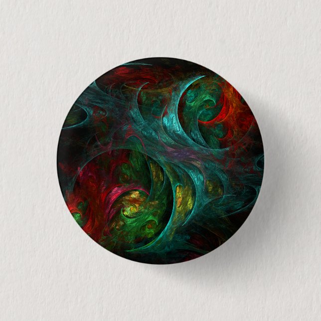 Schaltfläche "Genesis Abstrakt Art" (rund) Button (Vorderseite)