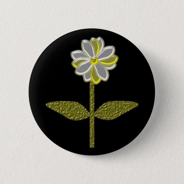 Schaltfläche "GIMING Daisy Blume" Button (Vorderseite)