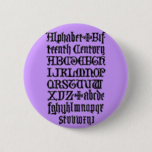 Schaltfläche "Gotische Buchstaben" Button