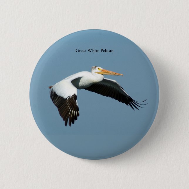 Schaltfläche "Great White Pelican" Button (Vorderseite)