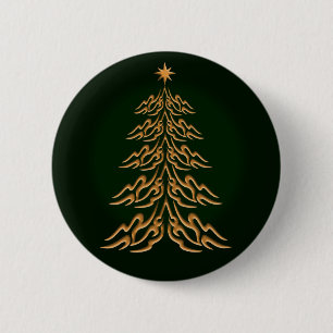 Schaltfläche "Green Bell Christmas Tree" Button