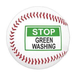 Schaltfläche "Greenwaschen" beenden Baseball